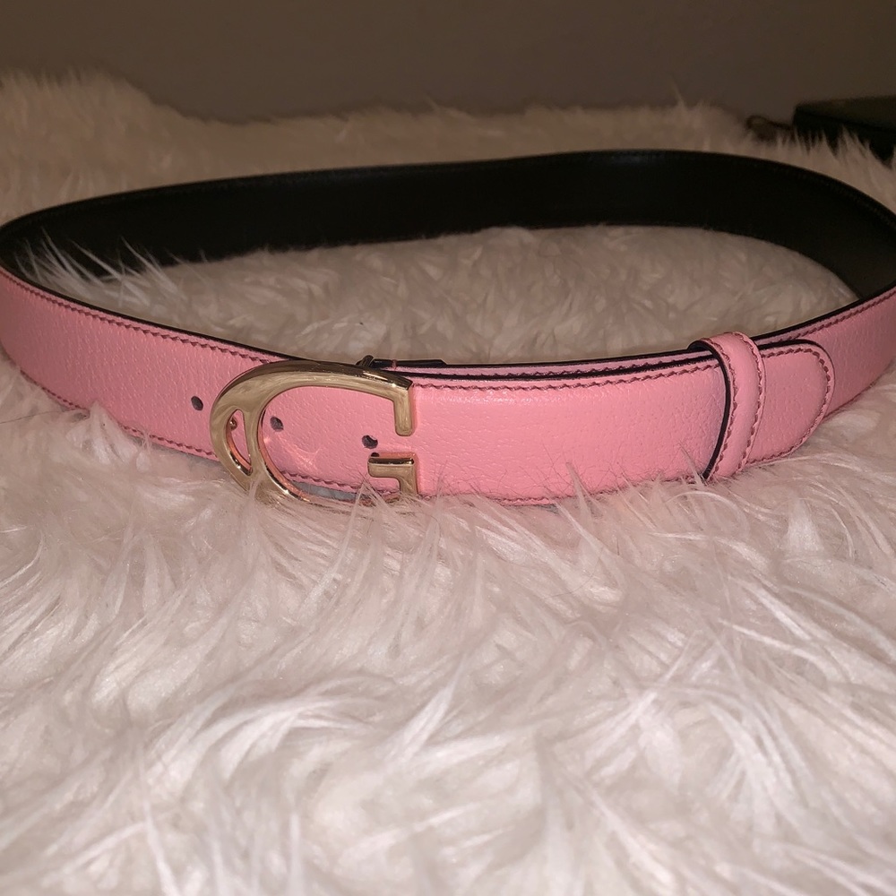 Authentic pink Gucci belt size 70